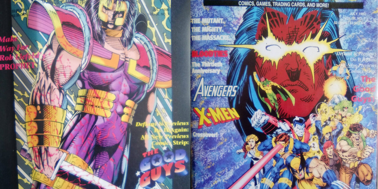 Previews Julio de 1993: superhéroes, pistolones y…. Magic